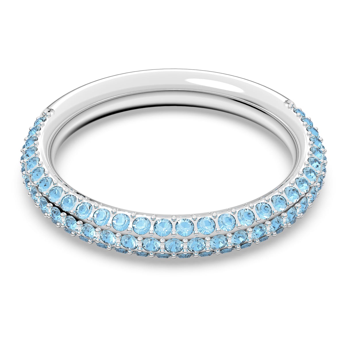 

Stone Ring, Blau, Rhodiniert