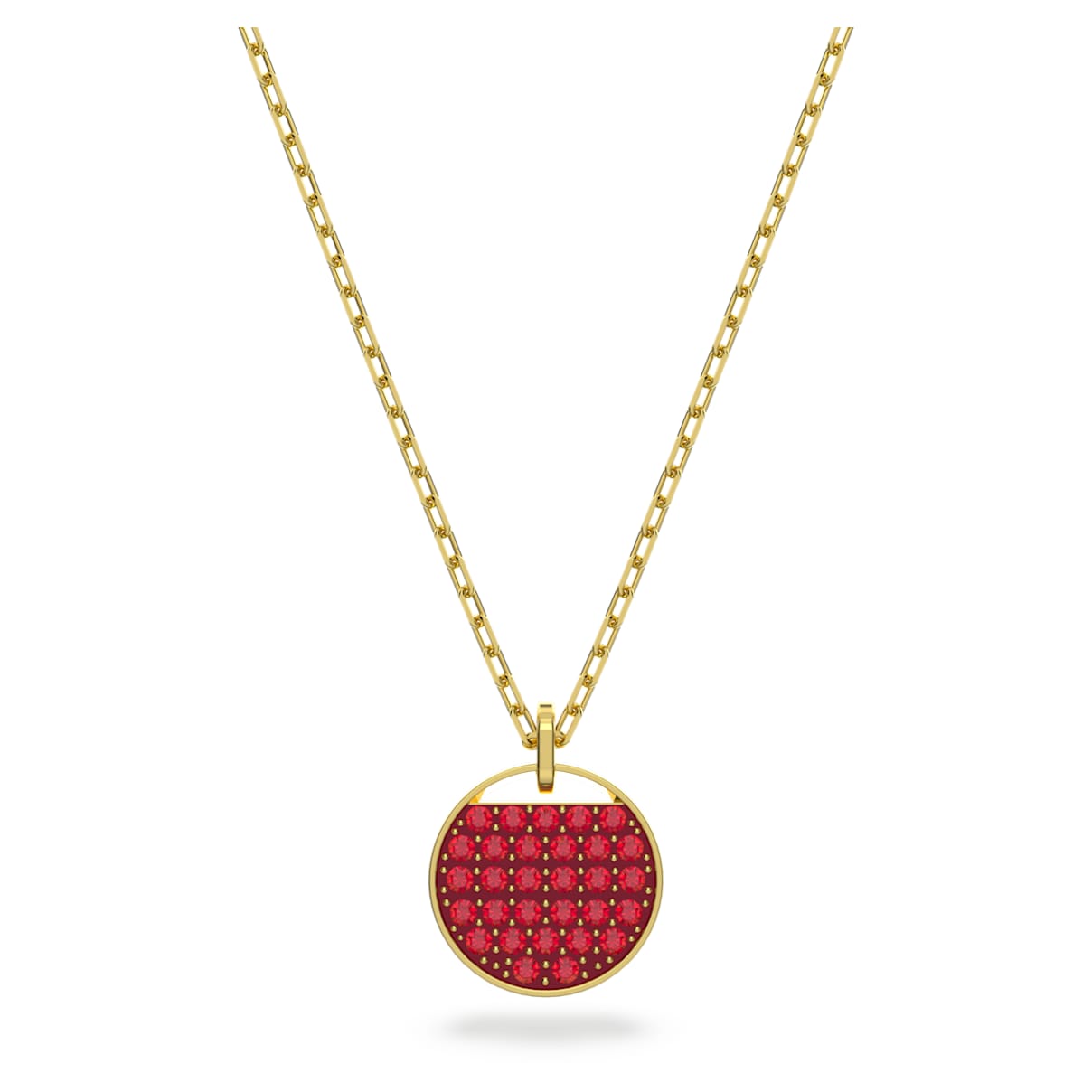 

Sublima pendant, Red, Gold-tone plated