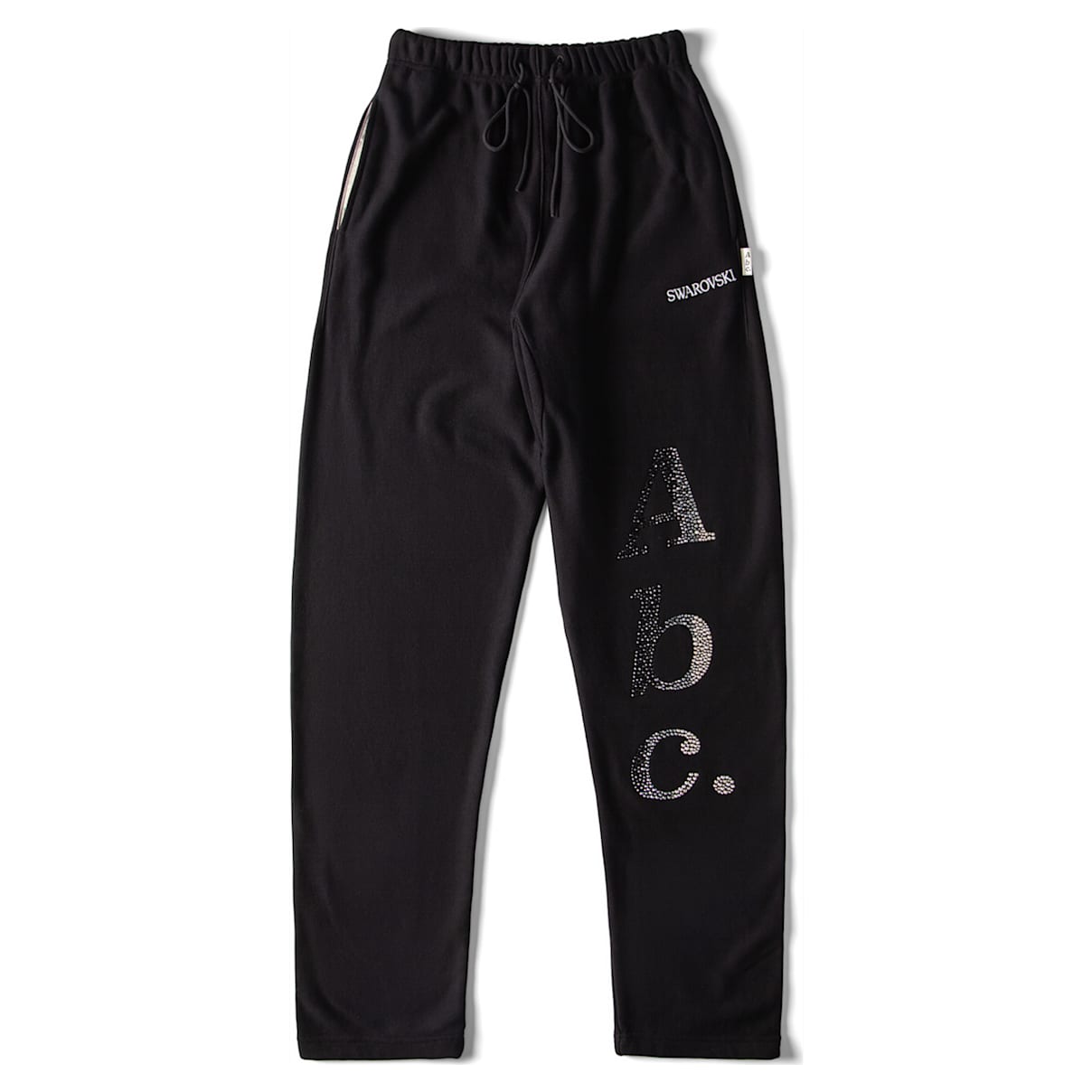 

ADVISORY BOARD CRYSTALS, Dazzling Colorless Objects sweatpants, Black