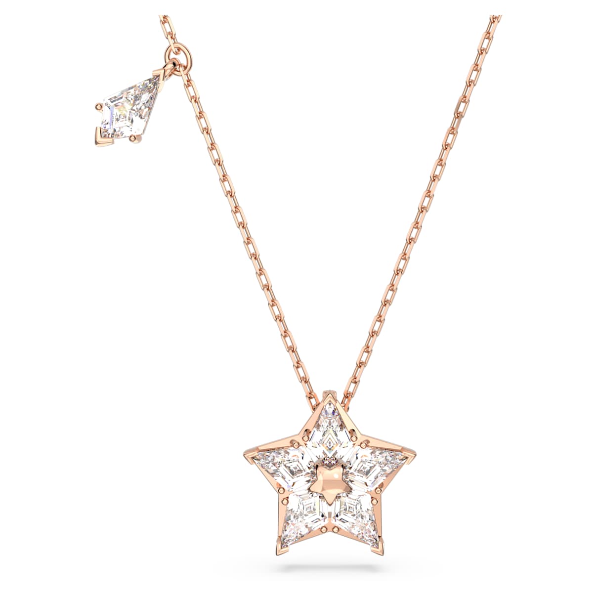 

Stella pendant, Kite cut, Star, White, Rose gold-tone plated