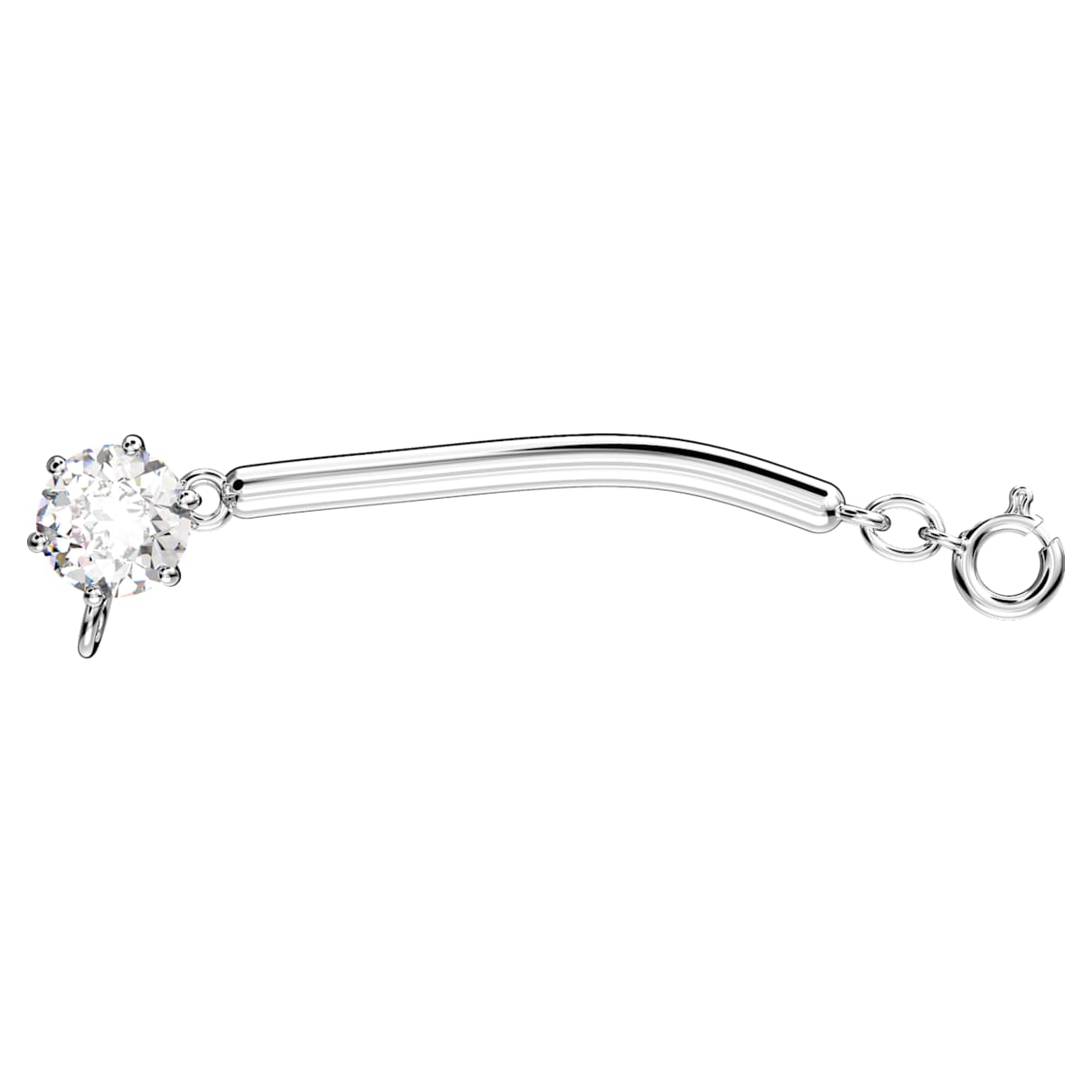 

Constella extender, Round cut, White, Rhodium plated