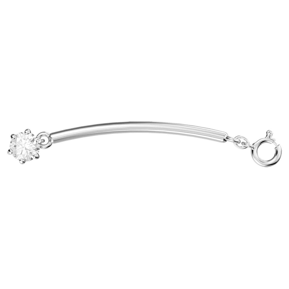 

Constella extender, Round cut, White, Rhodium plated