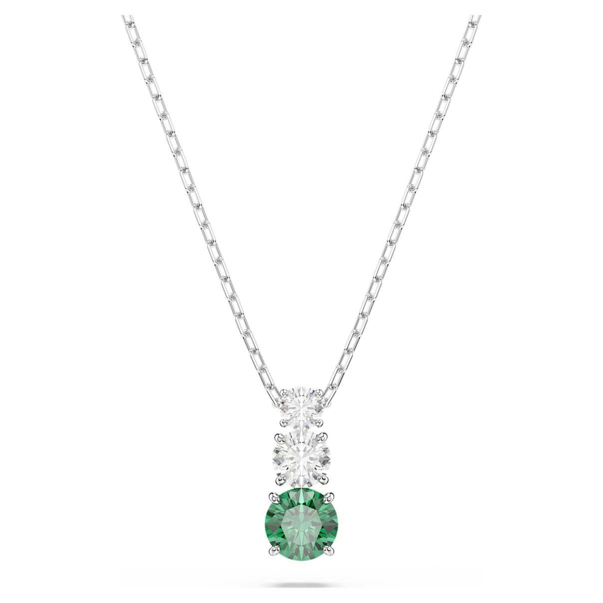 

Pendente Stilla Attract, Verde, Placcato rodio
