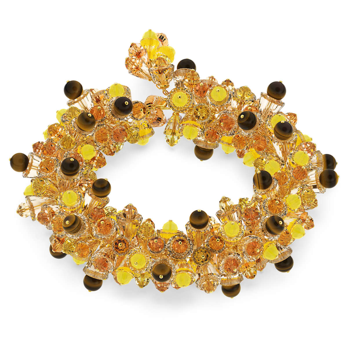 

Collier Somnia, Pièce d’exception, Multicolore, Placage de ton or