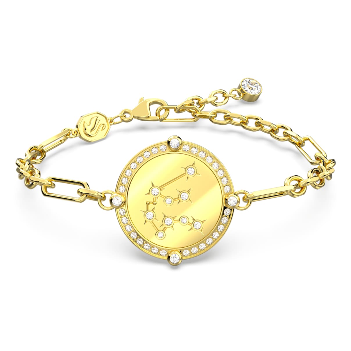 

Zodiac bracelet, Aquarius, Gold tone, Gold-tone plated