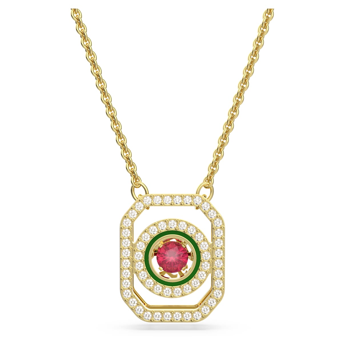 

Alea necklace, Multicolored, Gold-tone plated