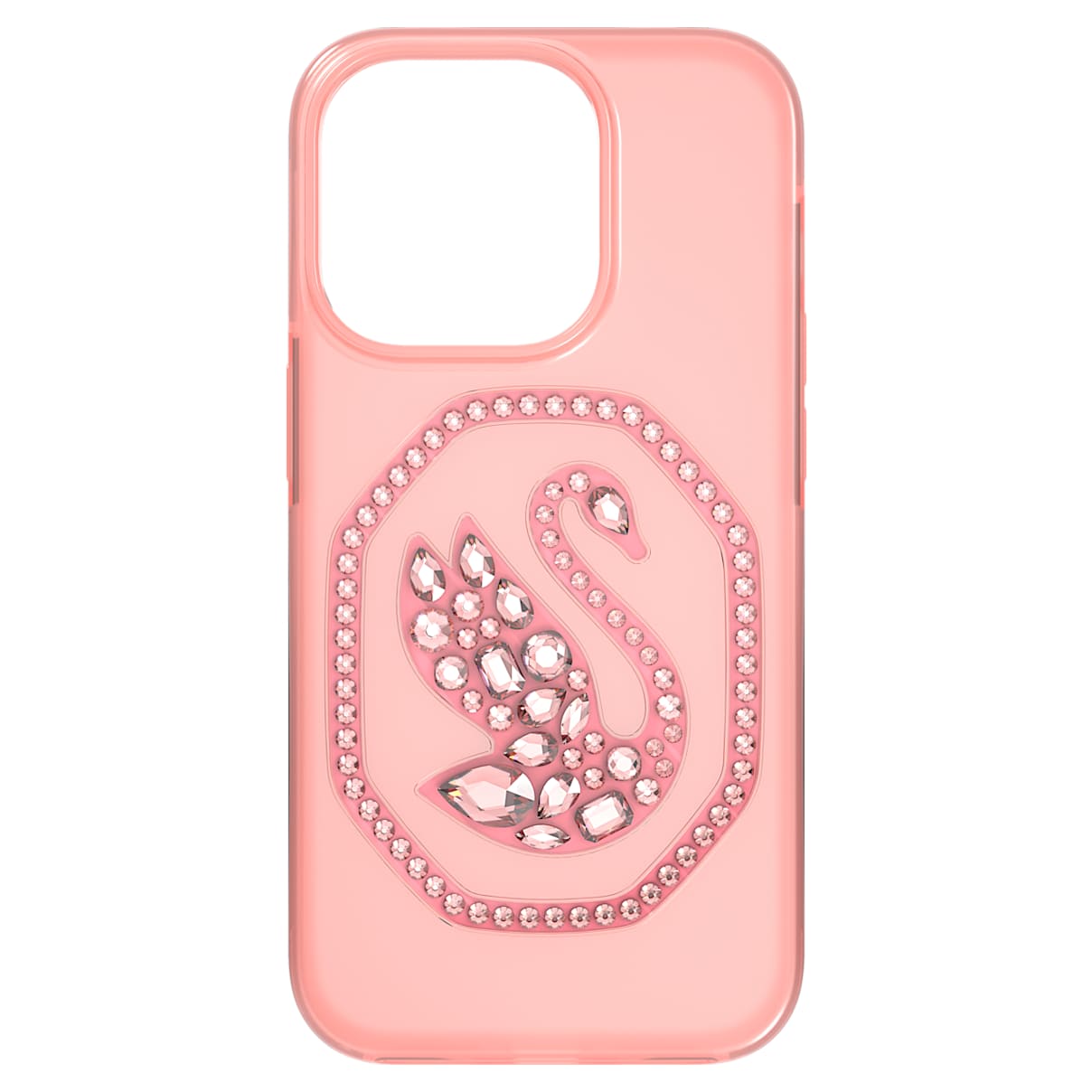 

Smartphone case, Swan, iPhone® 14 Pro, Pale pink