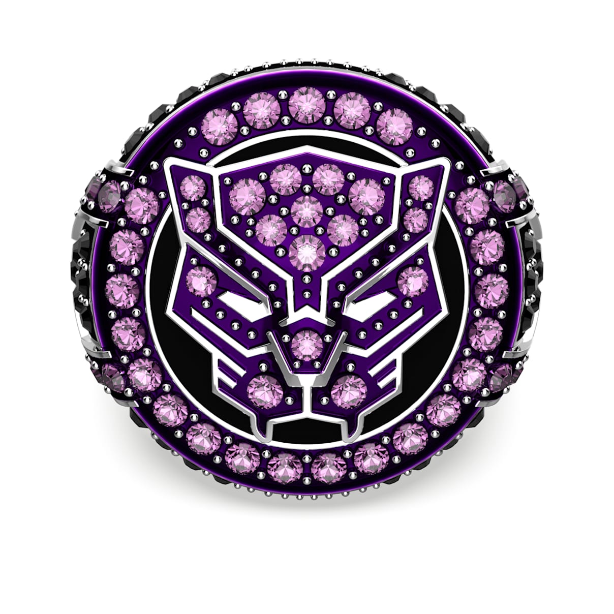 

Marvel Black Panther ring, Black Panther, Purple, Rhodium plated