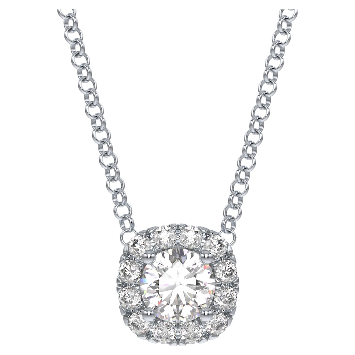 

Essentials pendant, Sterling Silver, Rhodium plated