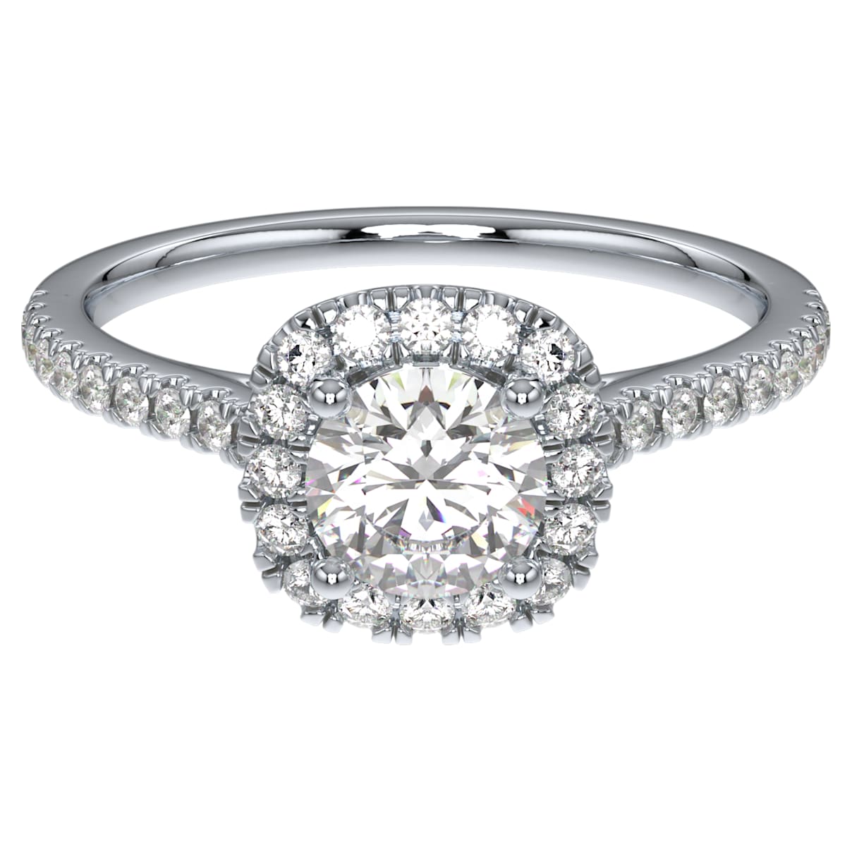 

Signature ring, 14K white gold