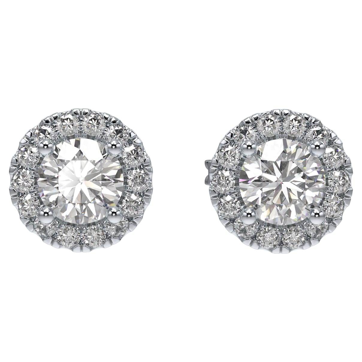 

Signature stud earrings, 14K white gold
