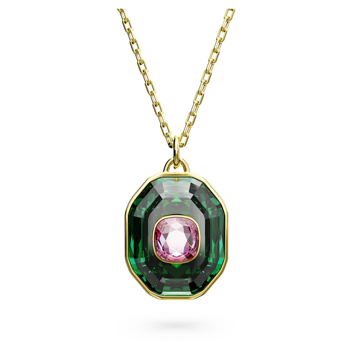 

Chroma Anhänger, Verschiedene Schliffe, Klein, Mehrfarbig, Goldlegierungsschicht