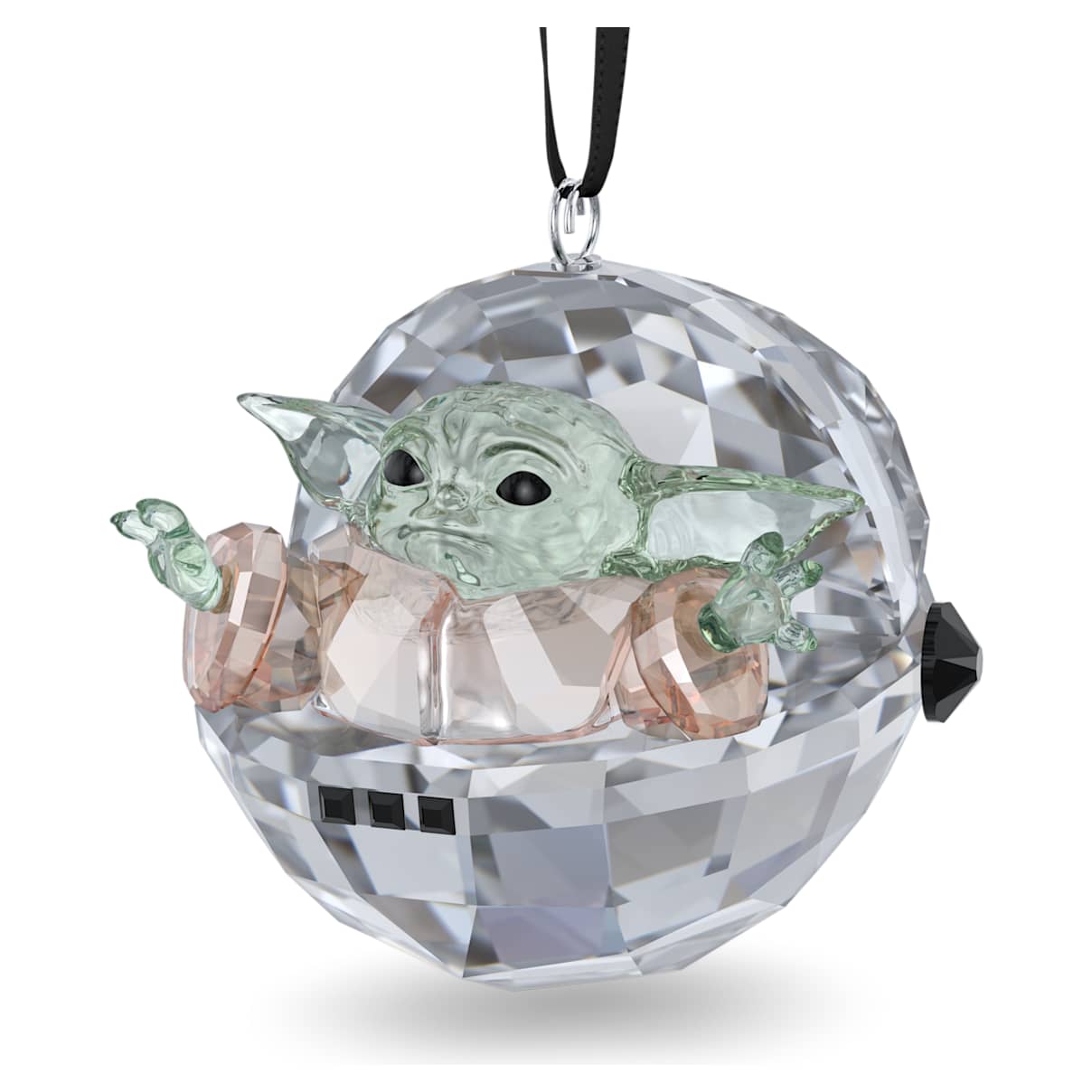 Swarovski Star Wars The Mandalorian Grogu Ornament In 綠色