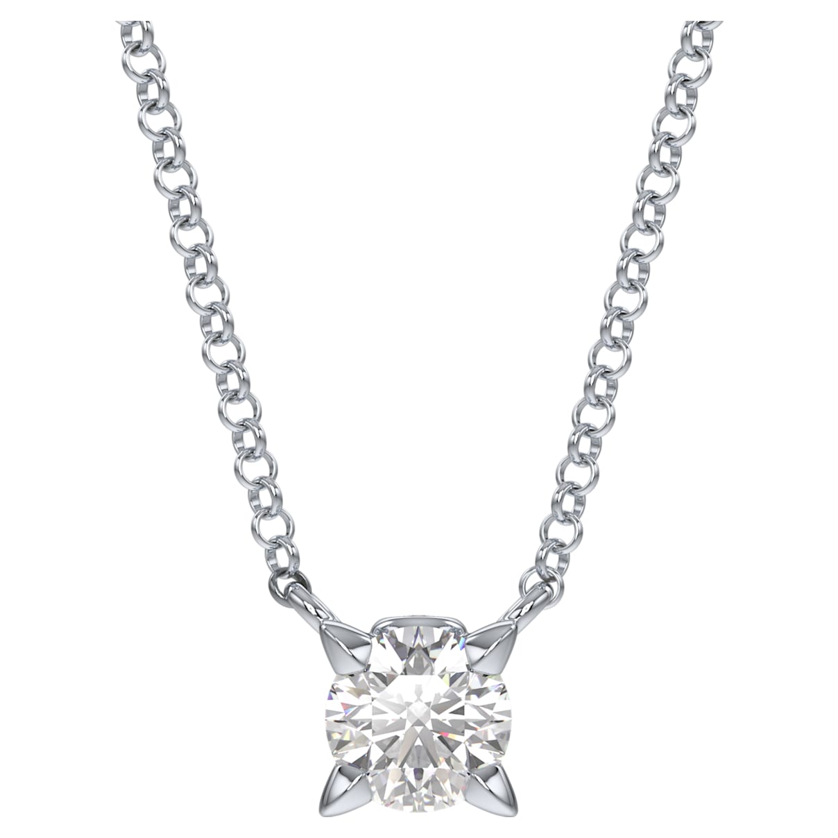 Eternity pendant, 14K white gold