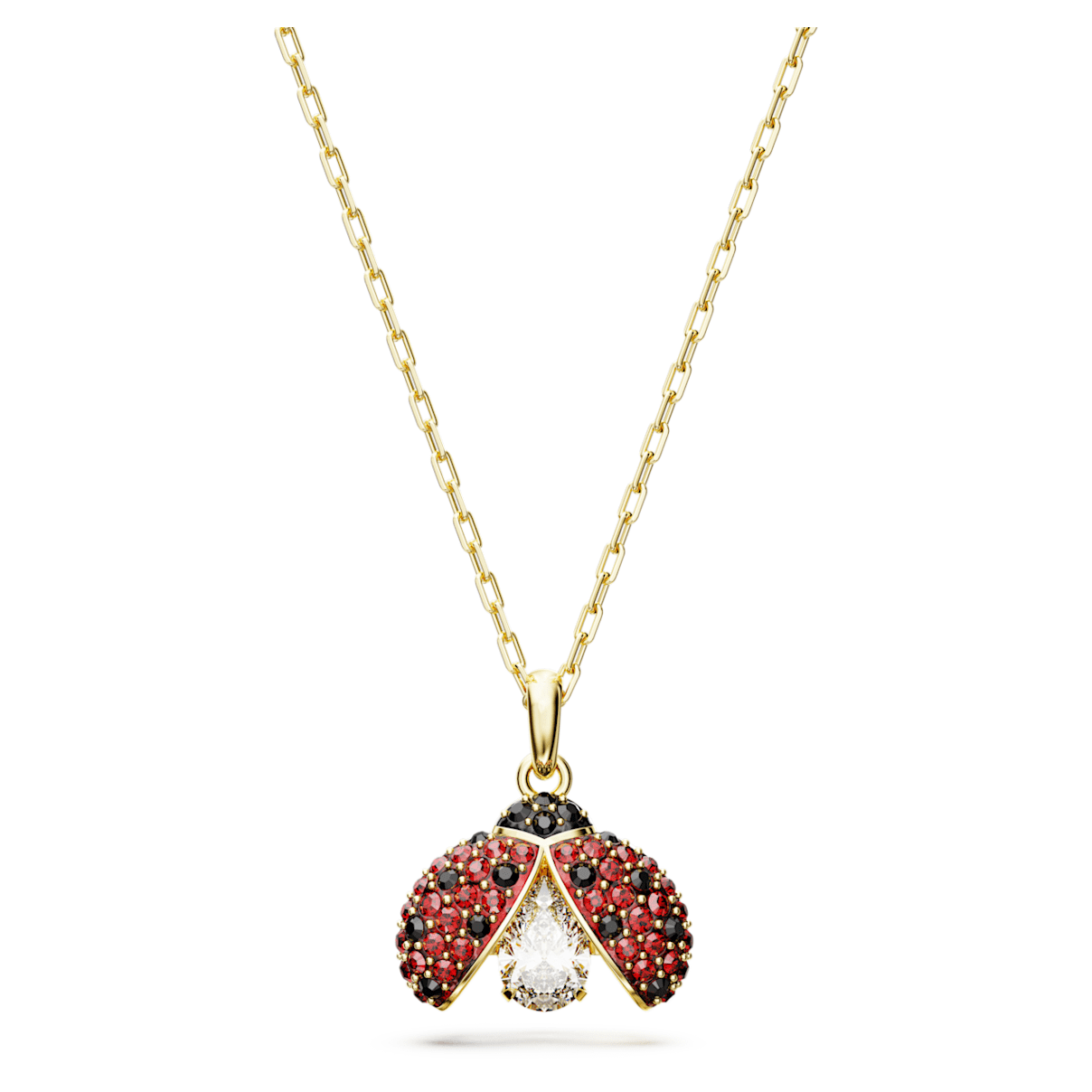 

Pendentif Idyllia, Coccinelle, Rouge, Placage de ton or