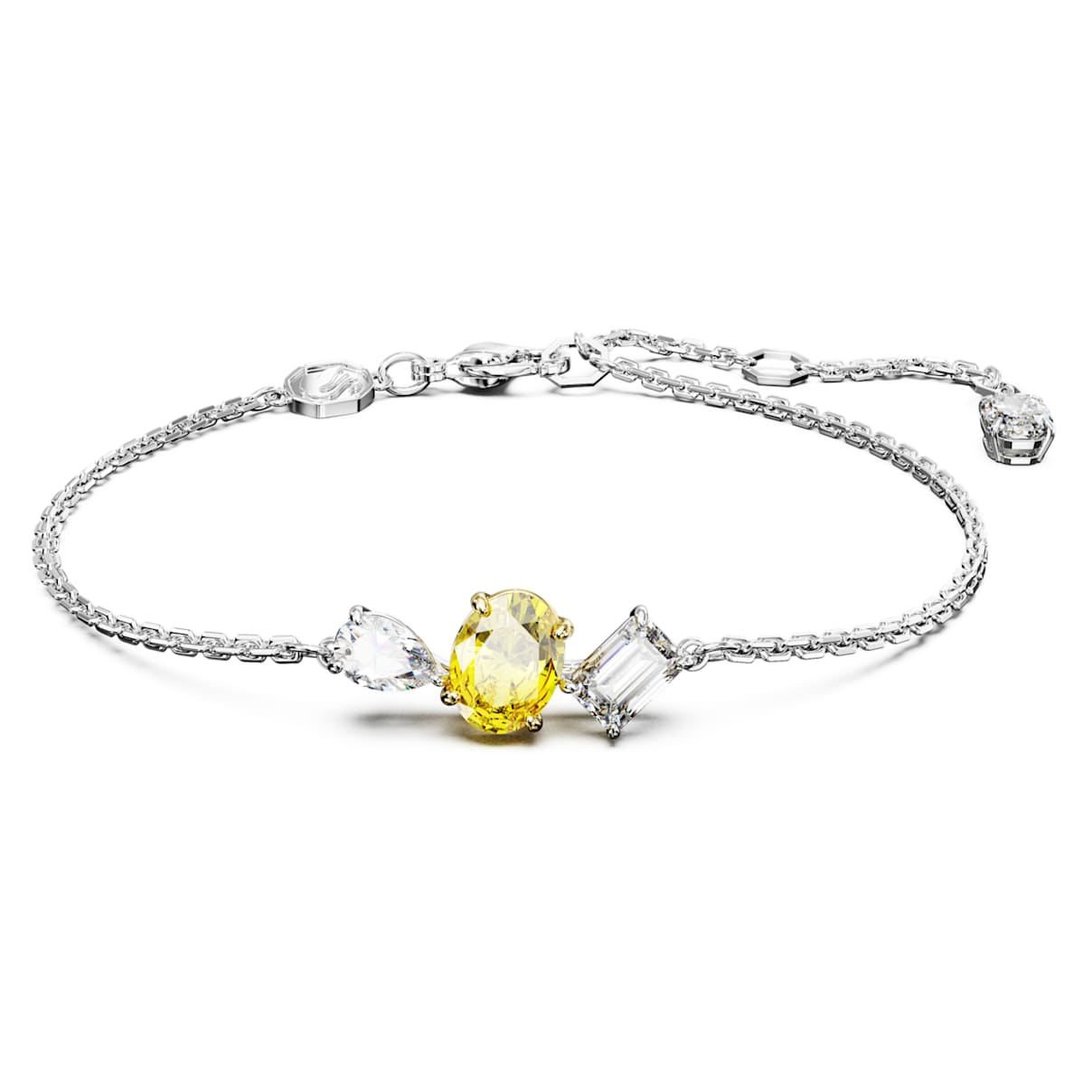 

Mesmera Armband, Verschiedene Schliffe, Gelb, Metallmix