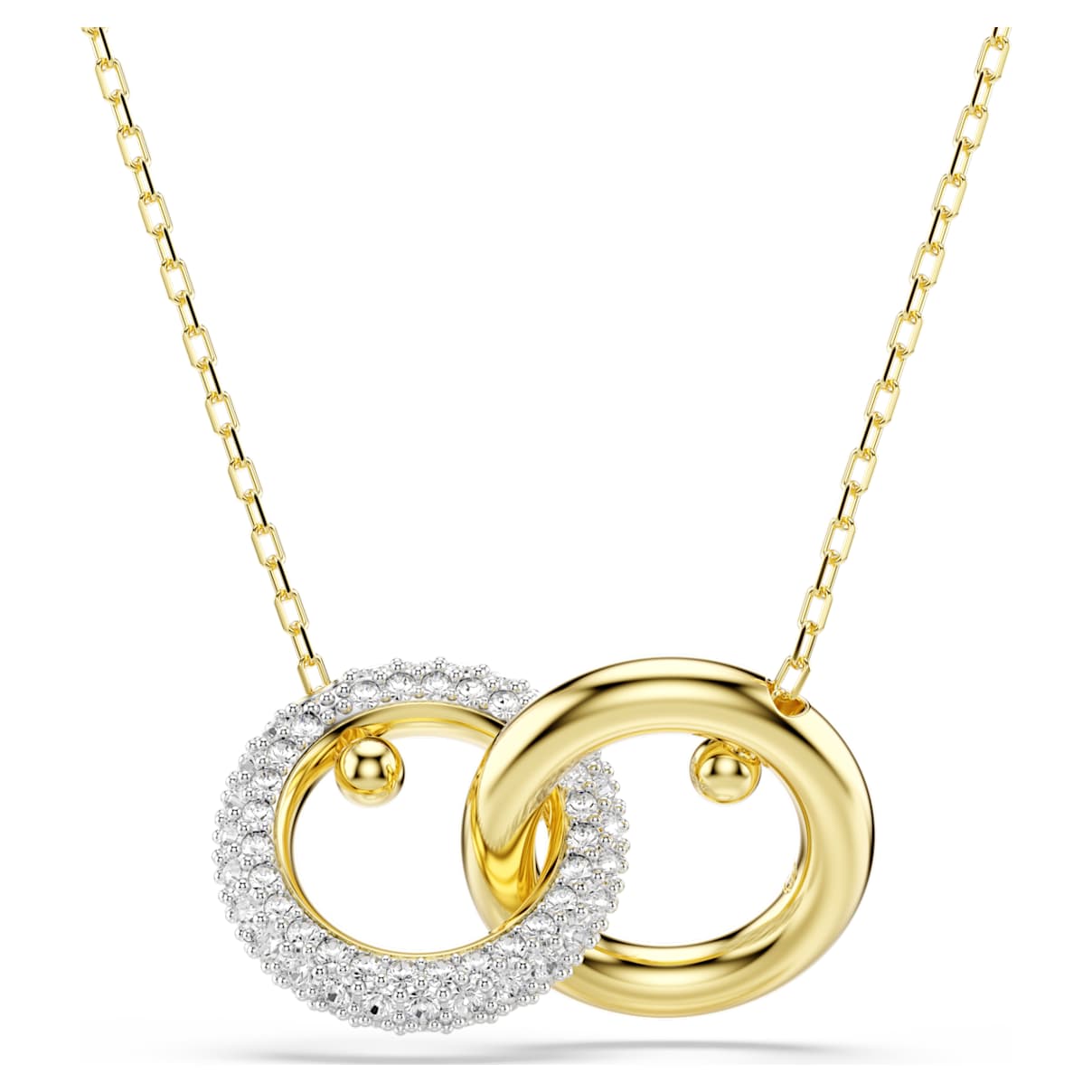 Dextera AnhÃ¤nger, Verschlungener Reif, WeiÃŸ, 18K Goldbeschichtet Unisex OS