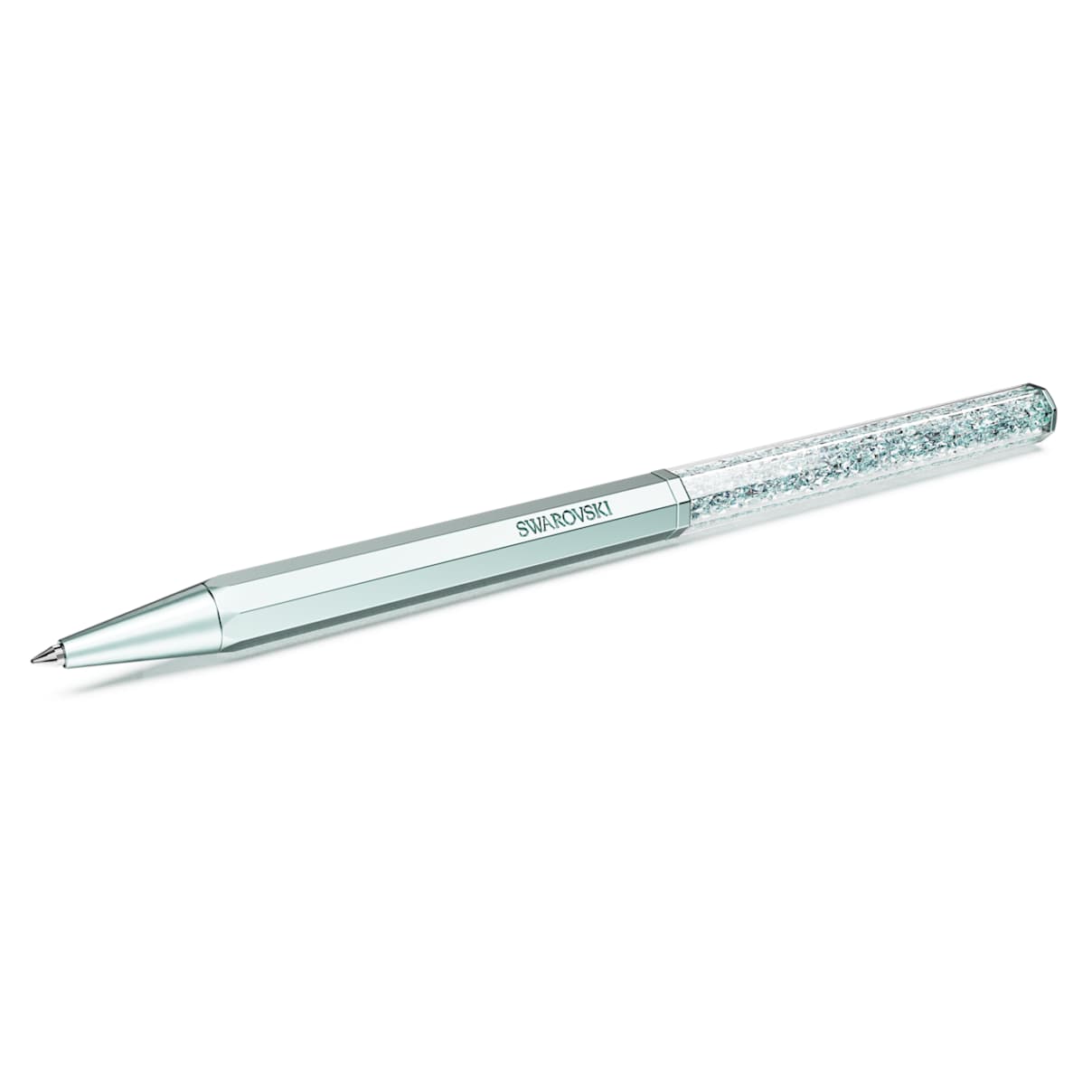 

Crystalline ballpoint pen, Octagon shape, Blue, Light-blue lacquered