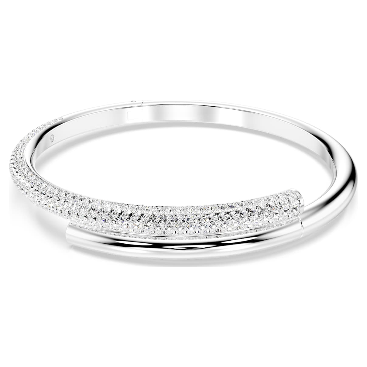 Dextera armband, Magnetische sluiting, Wit, Rodium toplaag