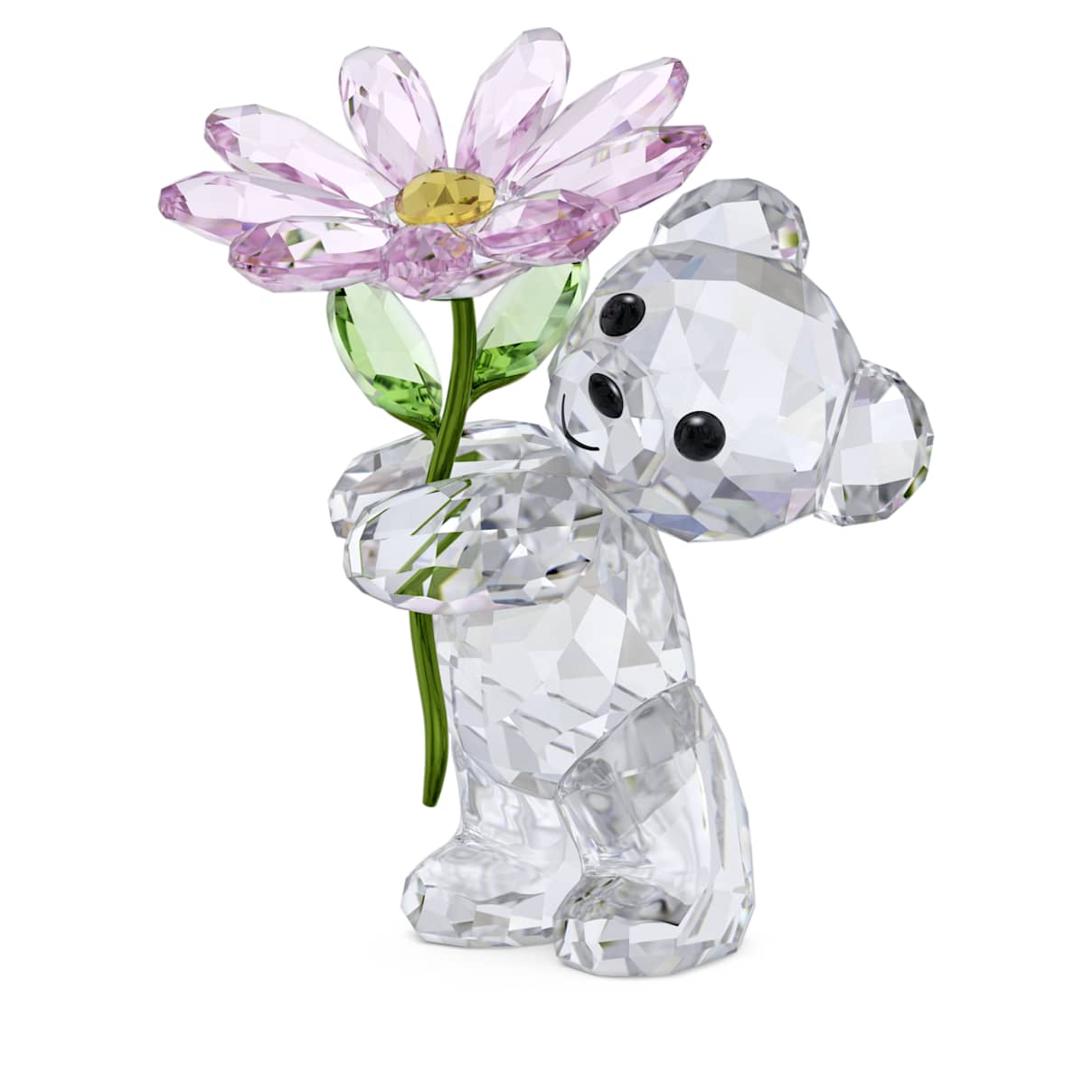 Swarovski Ourson Kris Une Marguerite Pour Toi In White