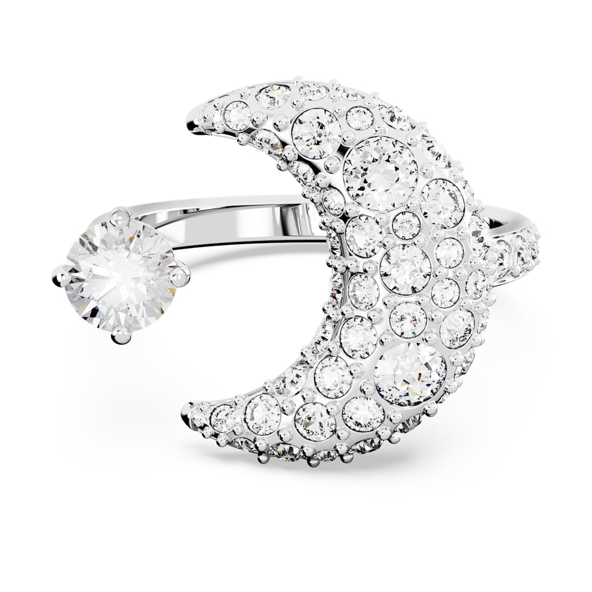 Shop Swarovski Luna Offener Ring In White