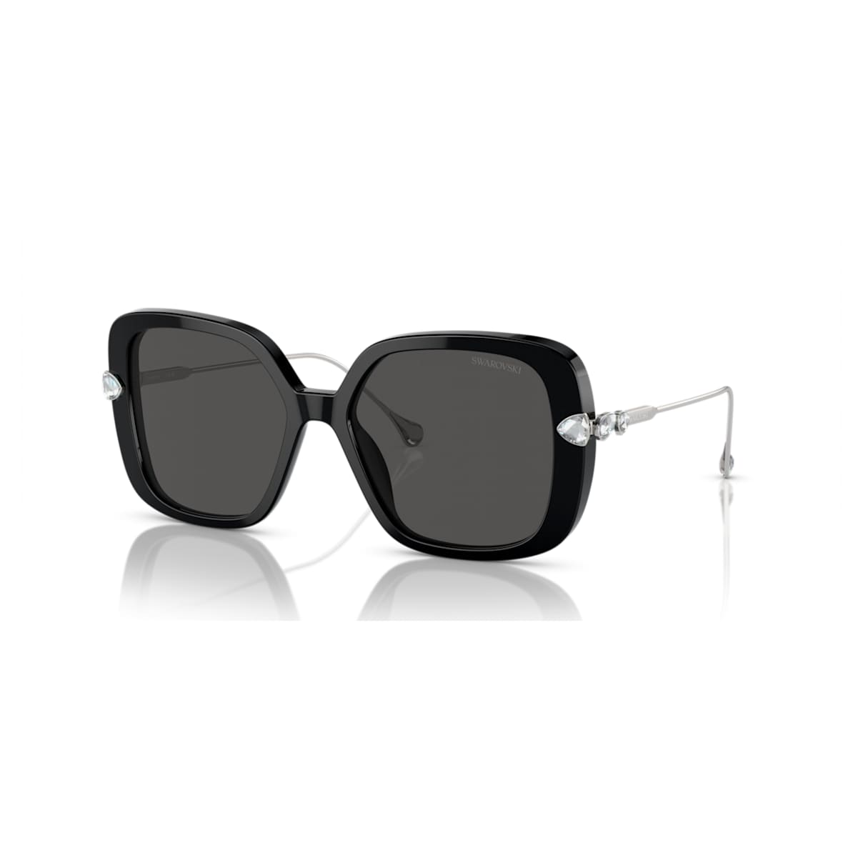 Sonnenbrille, Übergröße, Quadratische Form, SK6011, Schwarz