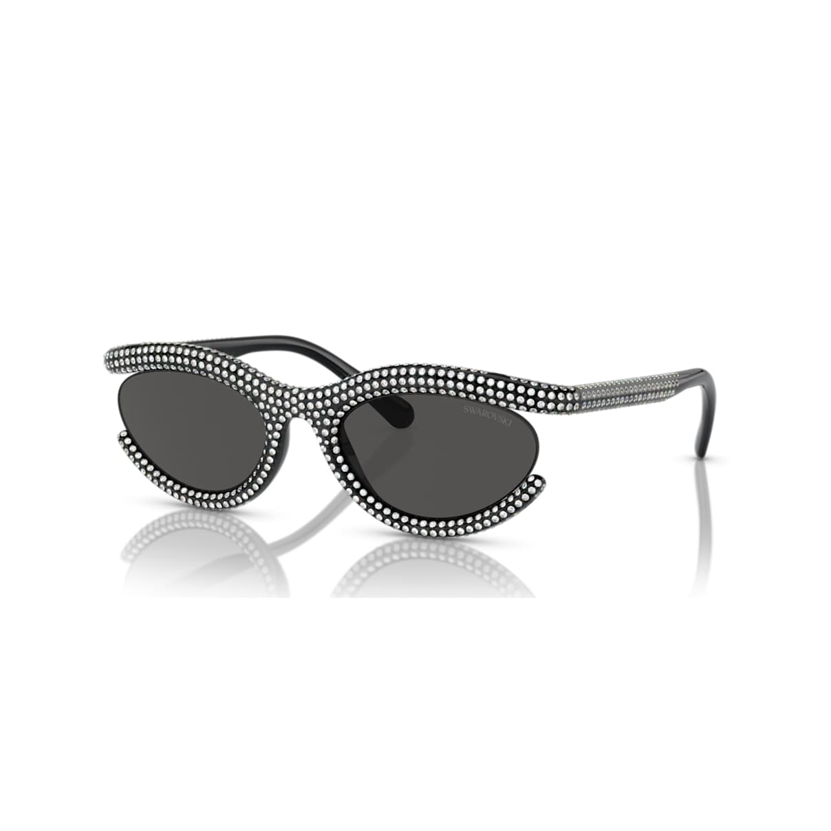 Sunglasses, Oval shape, SK6006, Black
