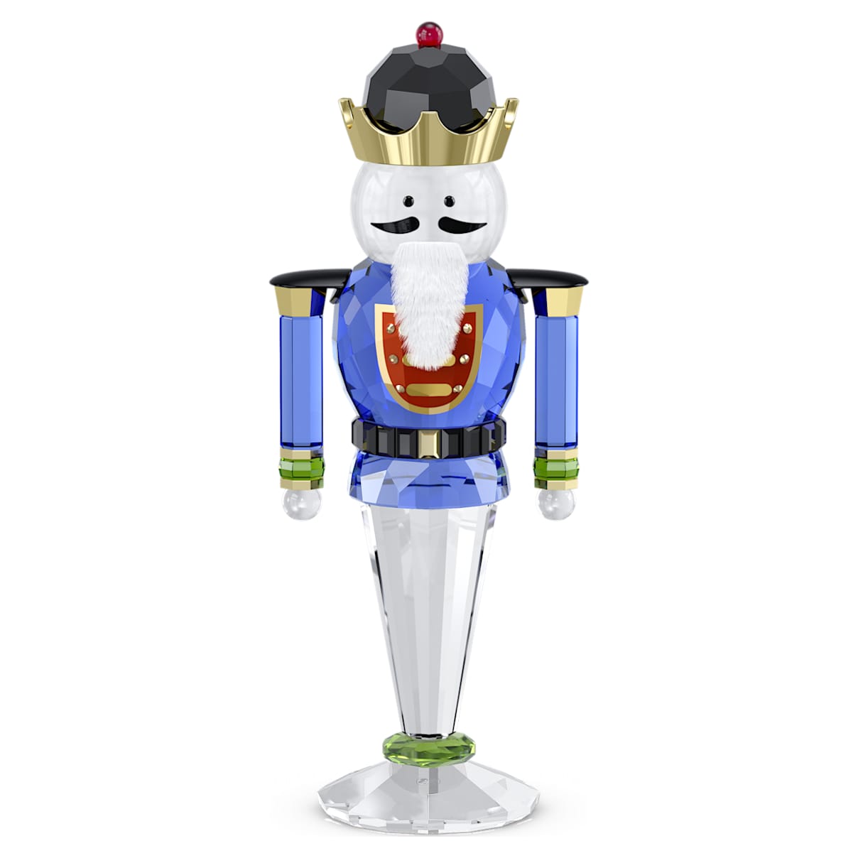 Holiday Cheers Nutcracker, Blue, Large