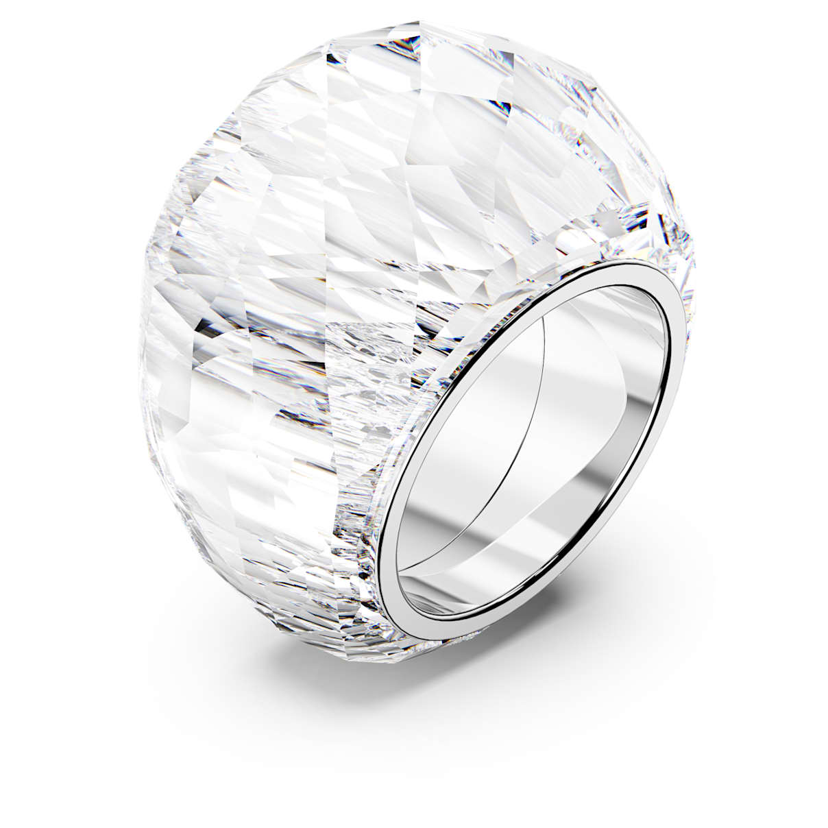 

Lucent cocktail ring, White