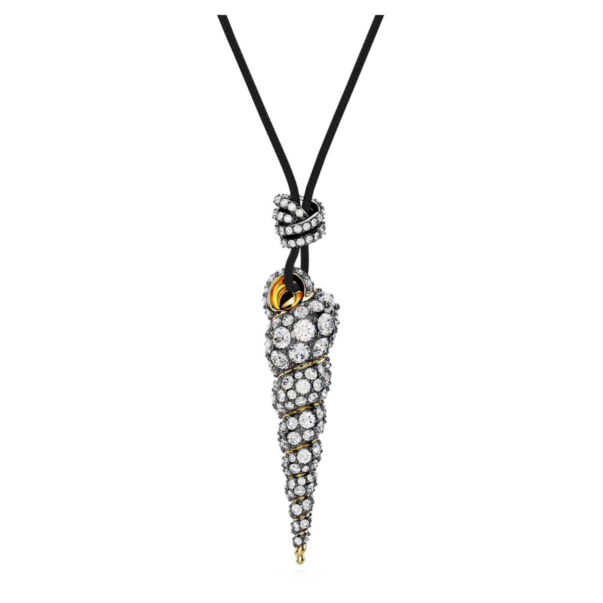 

Pendentif Idyllia, Taille ronde, Coquillage, Blanc, Finition mix de métal
