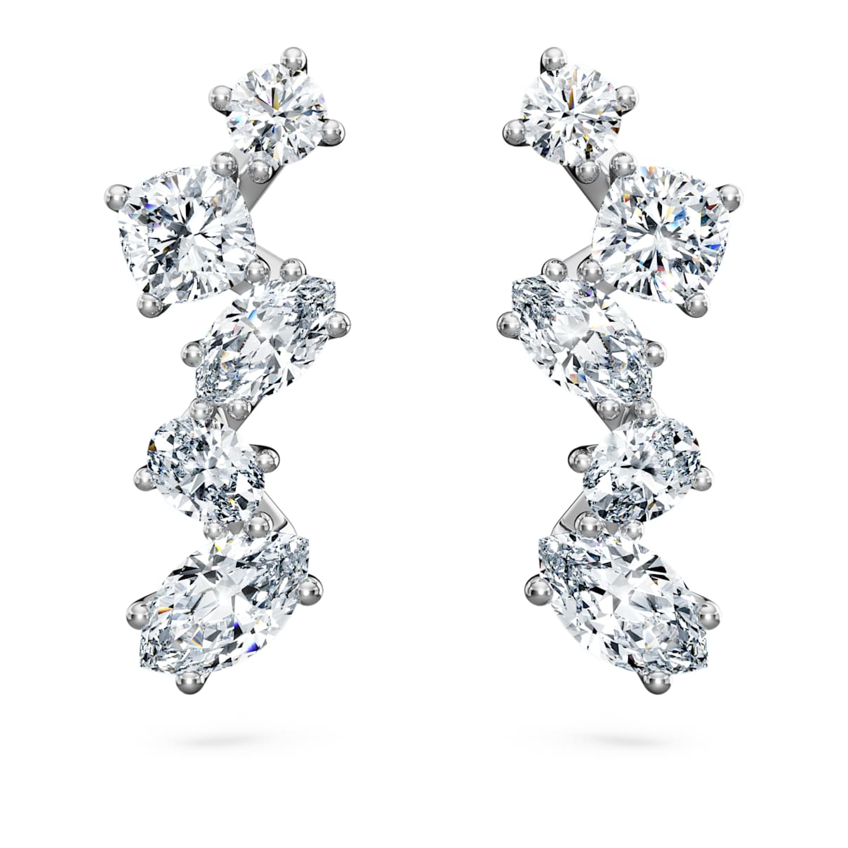 

Galaxy 이어 커프, 랩 그로운 다이아몬드 1.25ct tw, 믹스 쉐입, 18K 화이트 골드