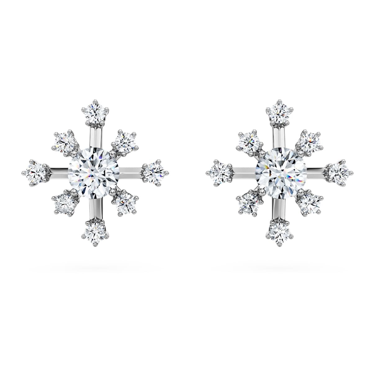 Galaxy Ohrstecker, Im Labor gezüchteter Diamanten 0,5 ct tw, Rundschliff, 18K Weißgold