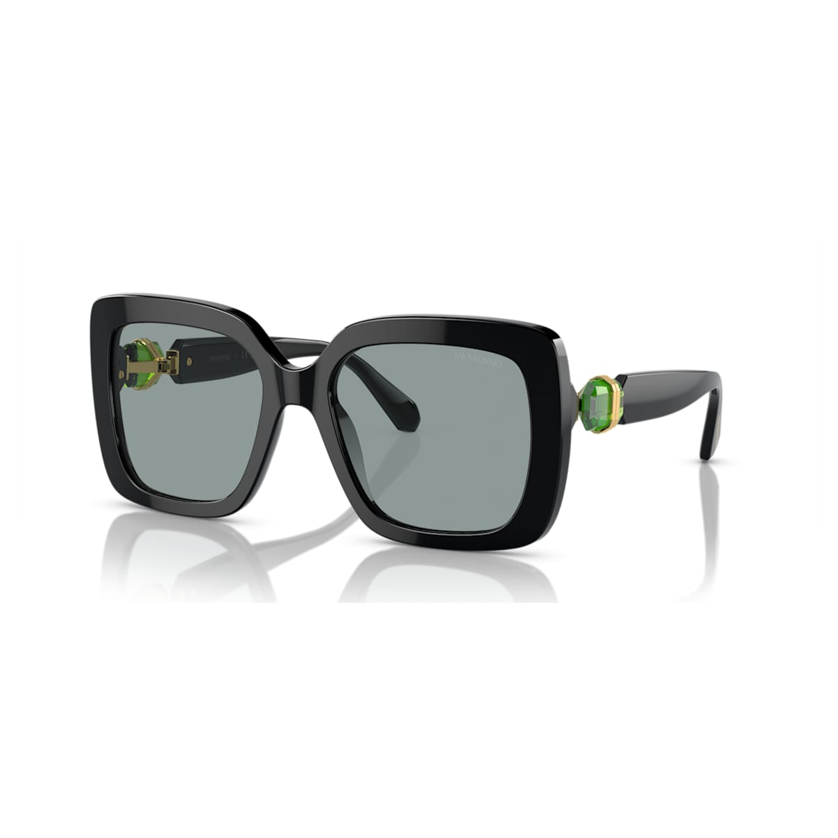 Sunglasses, Oversized, Square shape, SK6001, Black