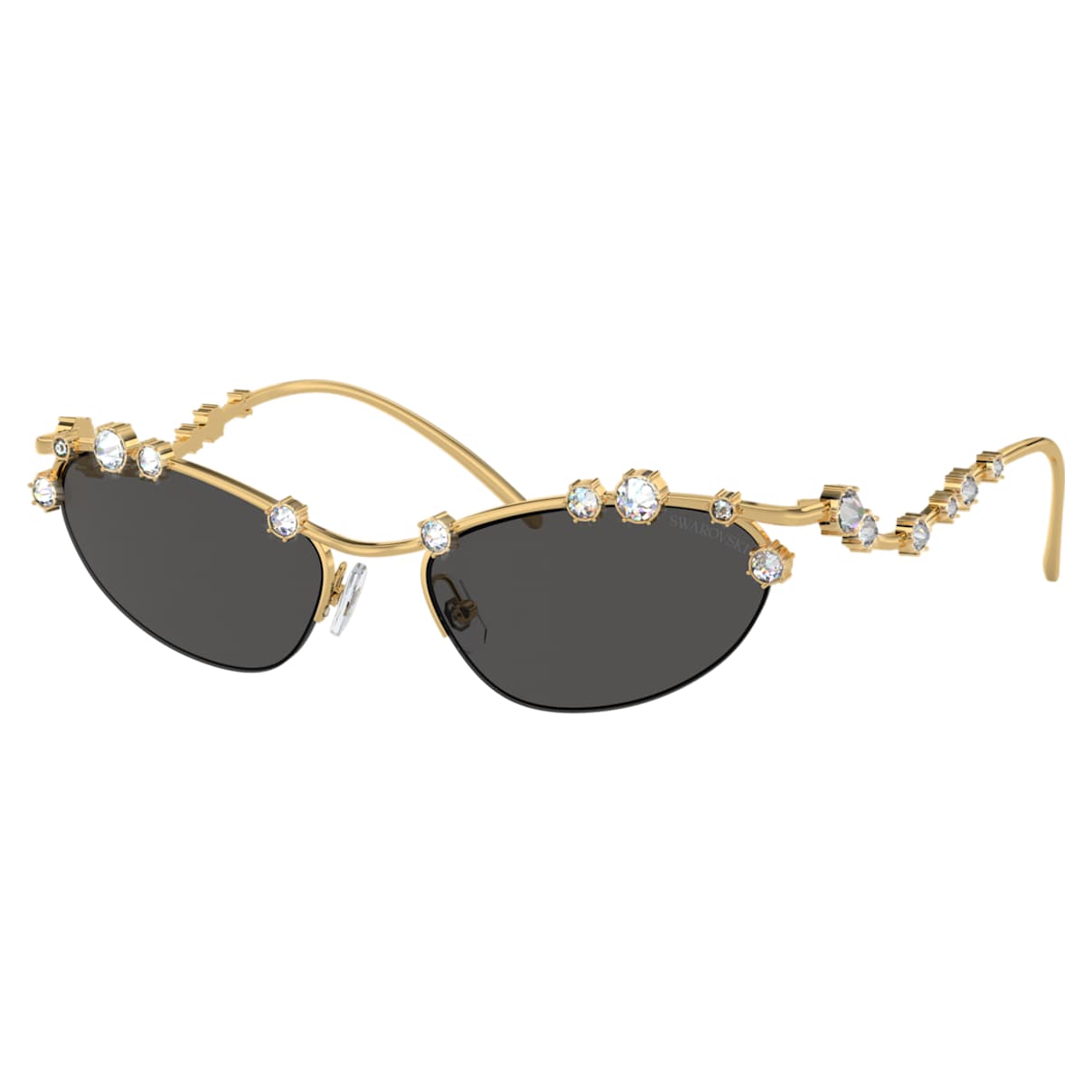 Sunglasses, Cat-eye shape, SKU001, Gray