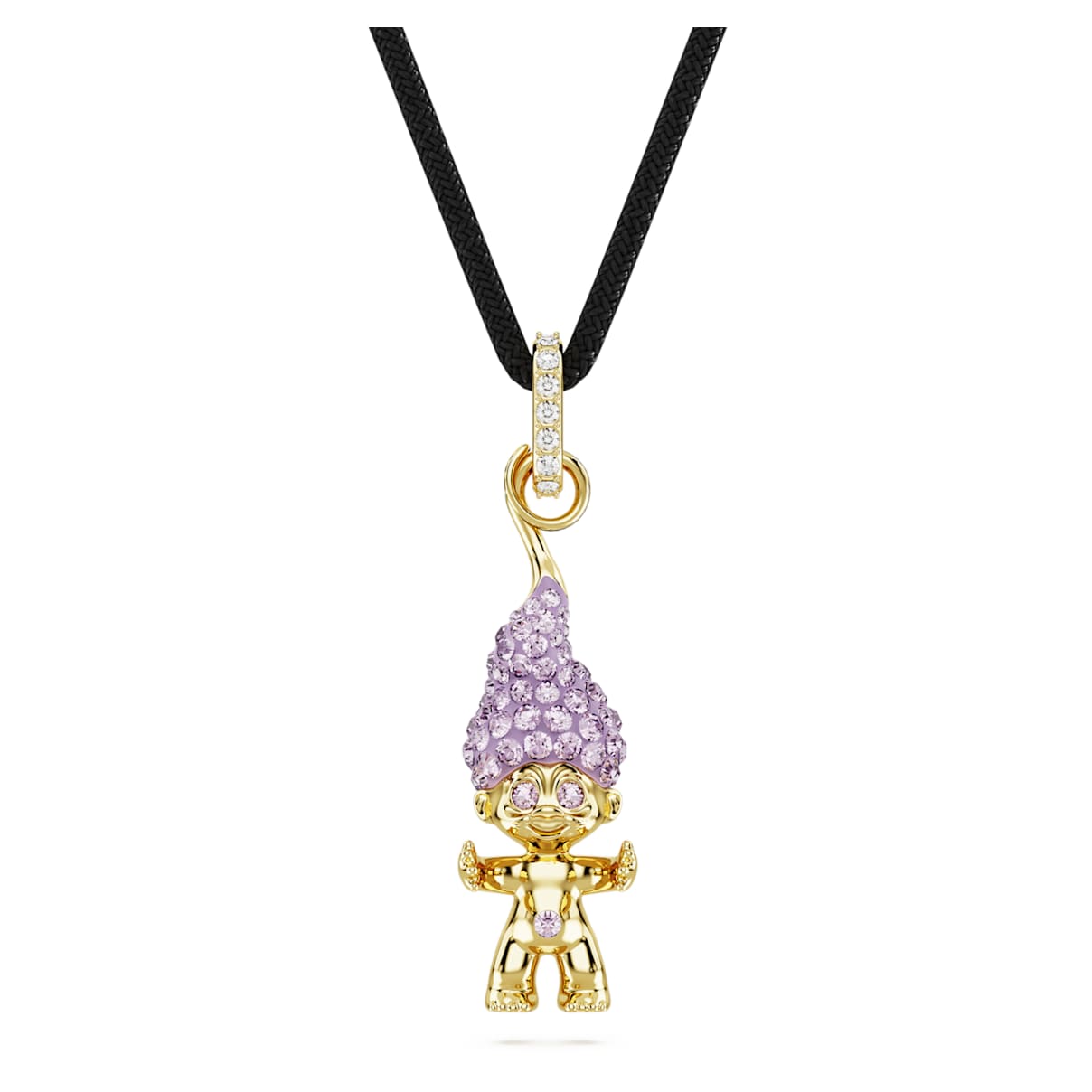 

Good Luck Trolls pendant, Troll, Purple, Gold-tone plated