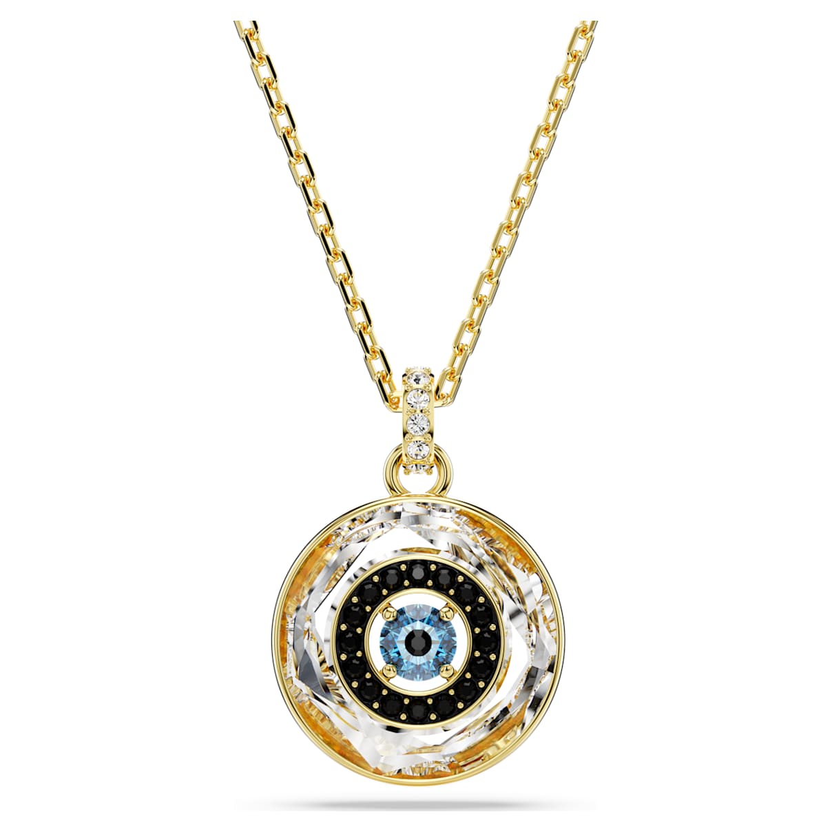 

Symbolica pendant, Evil eye, Small, Multicolored, Gold-tone plated