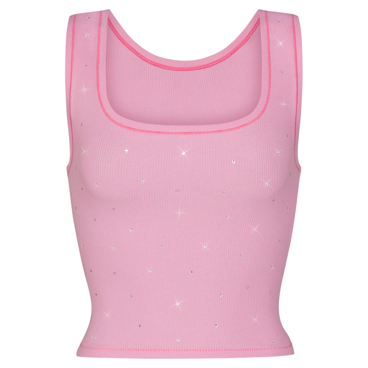 

Swarovski x SKIMS Cotton Rib Tanktop
