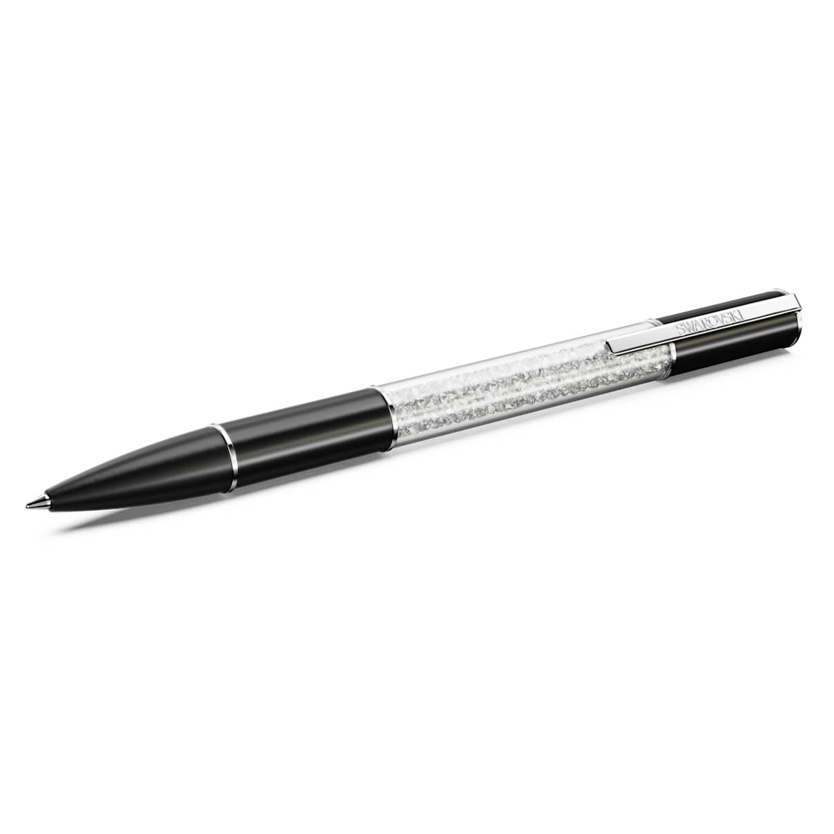

Crystalline Lustre ballpoint pen, Black, Rhodium plated