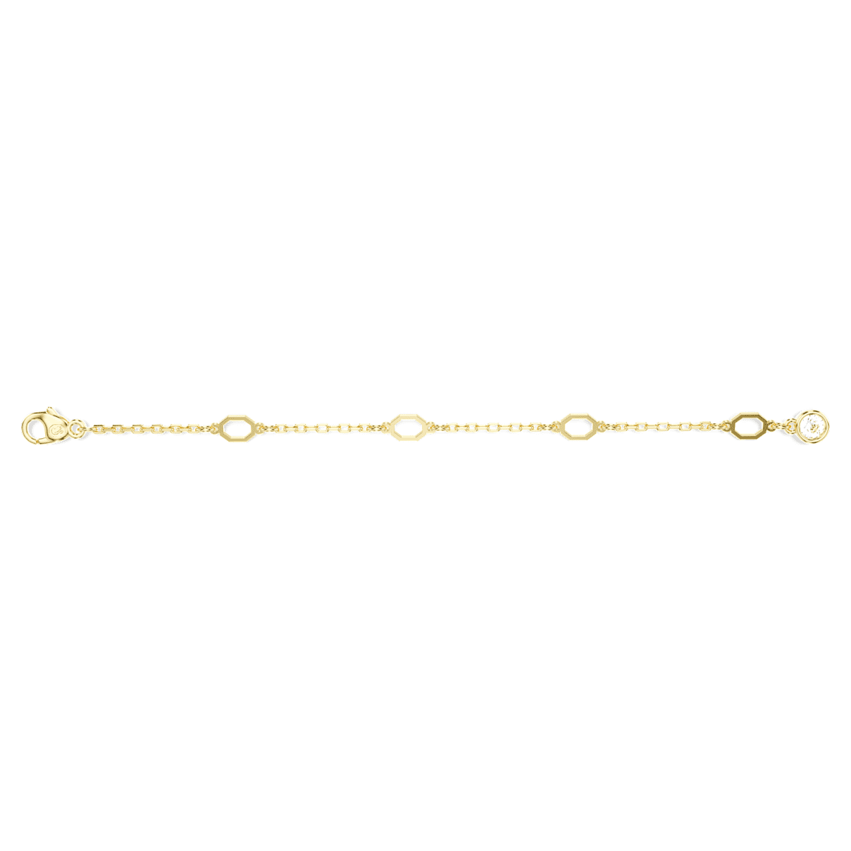 

Imber extender, White, Gold-tone plated