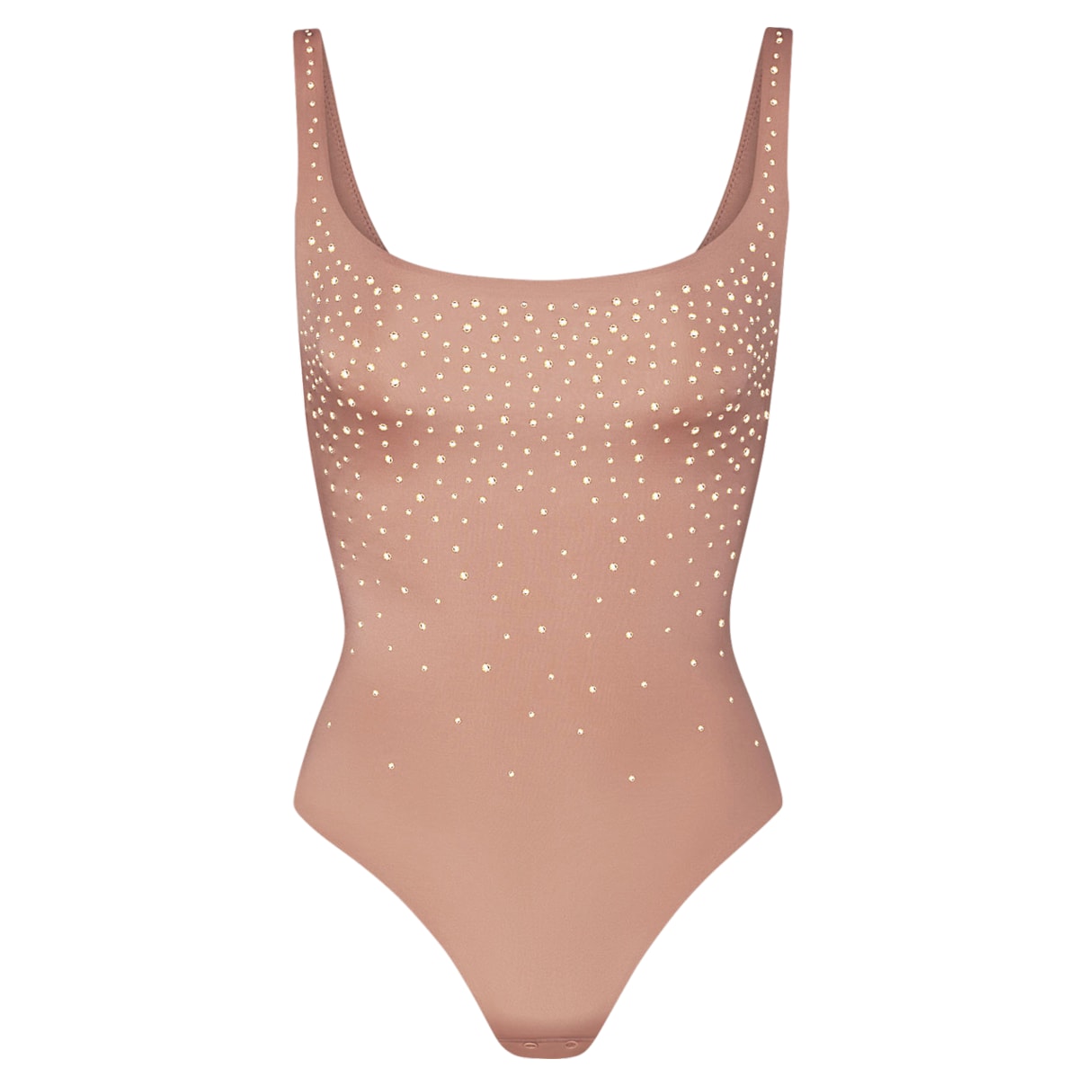 

Swarovski x SKIMS Jelly Sheer Square Neck Bodysuit