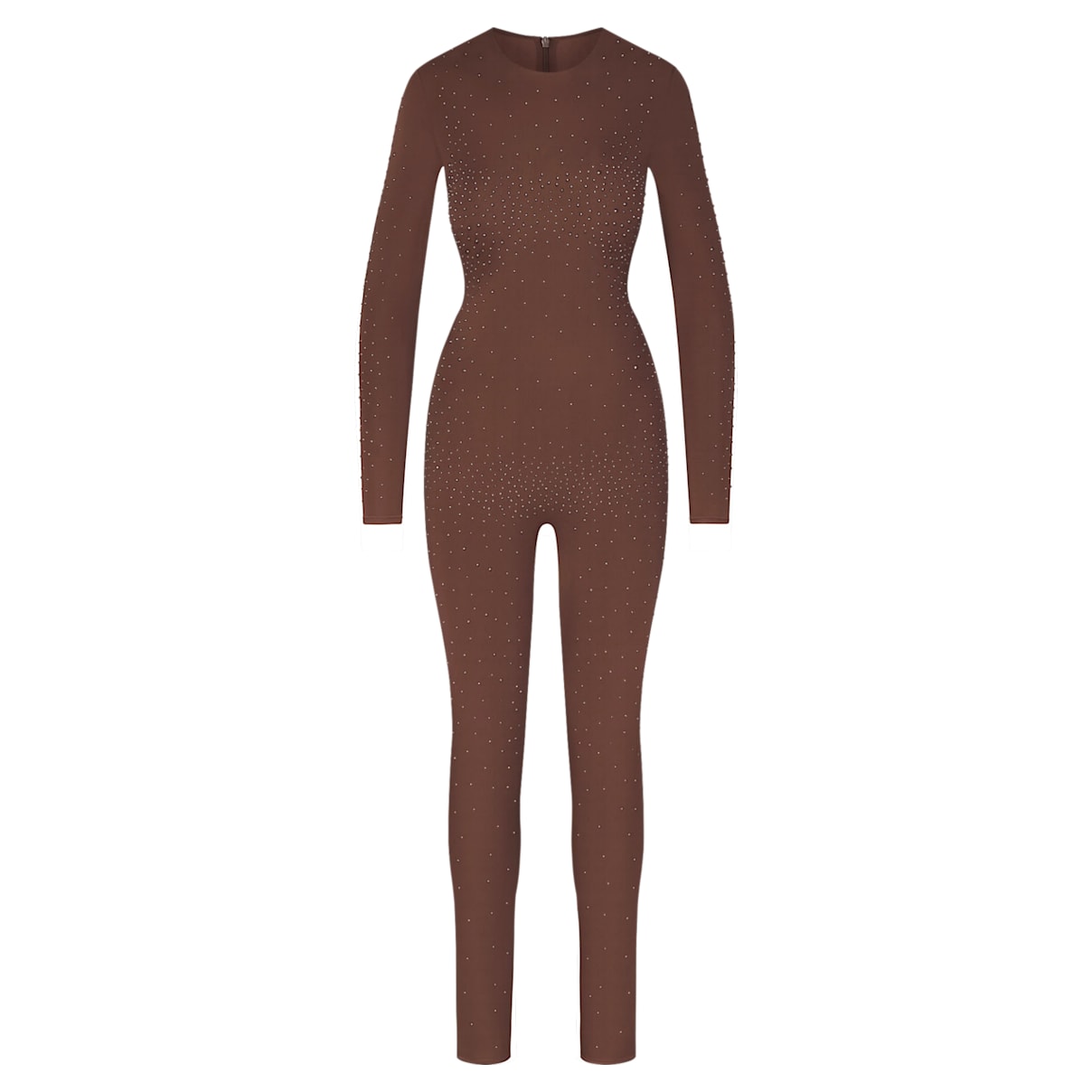 

Swarovski x SKIMS Langärmeliger Jelly Sheer Catsuit