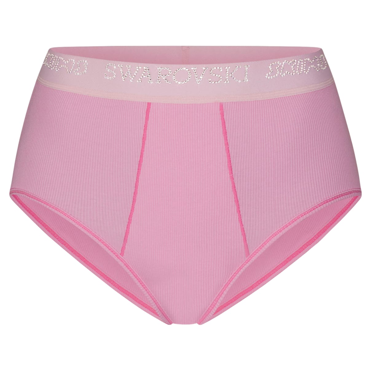 

Swarovski x SKIMS Slip A Vita Alta Cotton Rib
