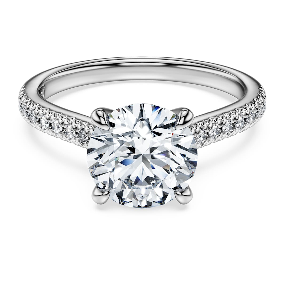 Shop Swarovski Eternity Solitaire Ring In White