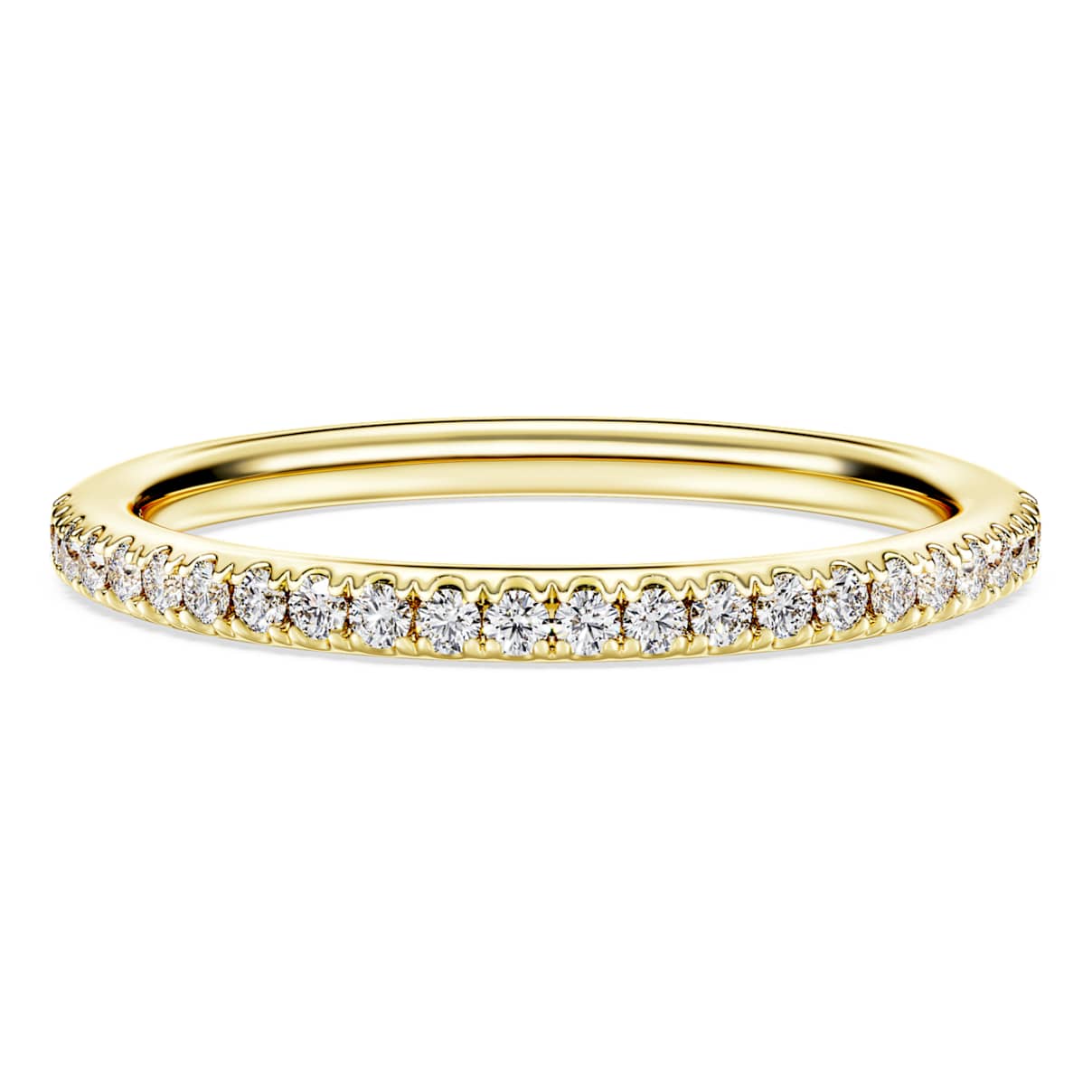 

Eternity band ring, Lab-grown diamonds 0.2 ct tw, Round shape, 14K yellow gold