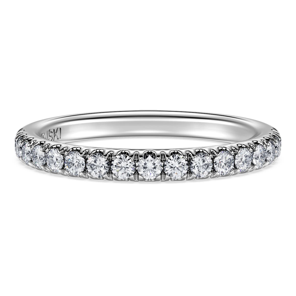 

Anello a fascia Eternity, Diamanti creati in laboratorio 0,4 ct tw, Forma rotonda, Oro bianco 18 K