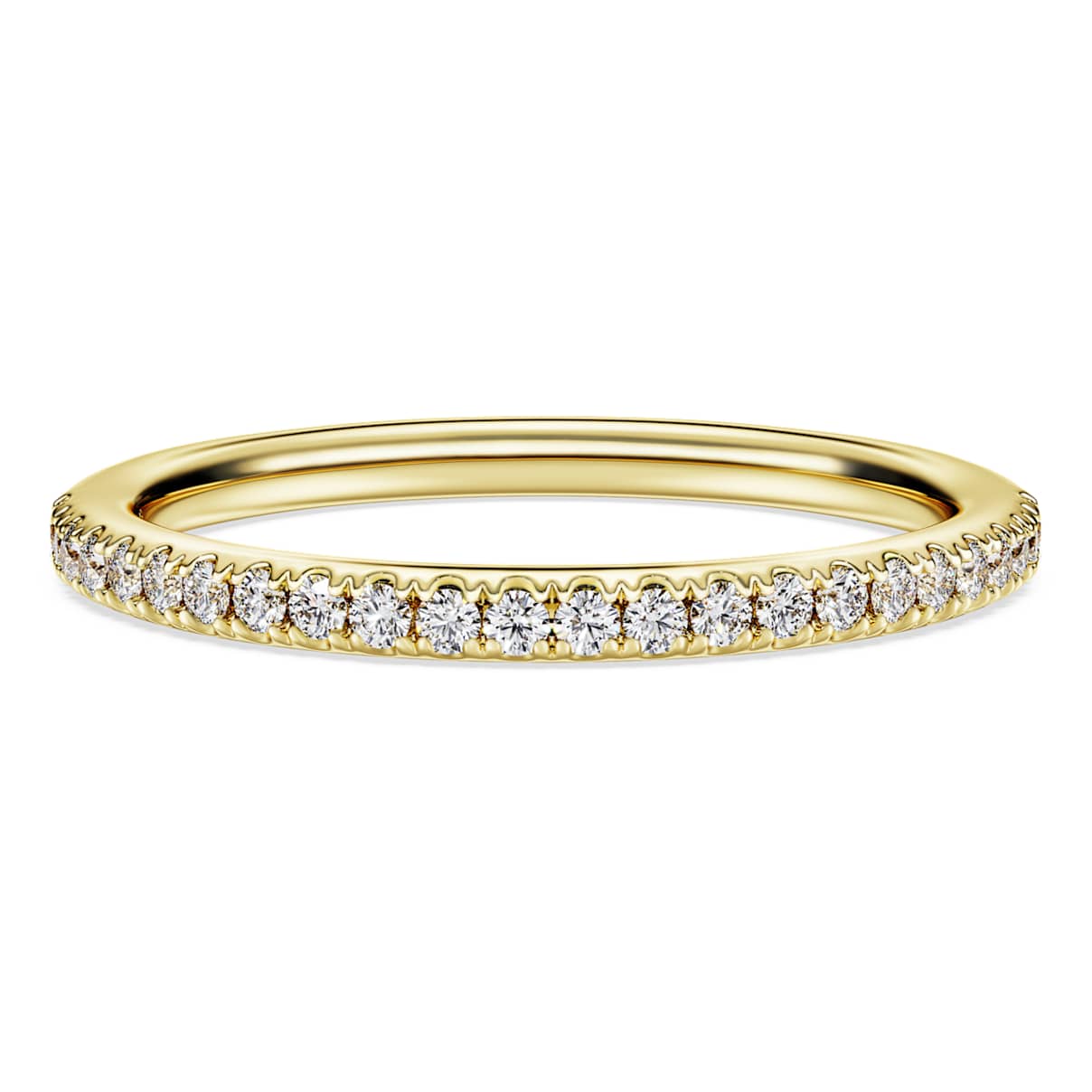 Eternity Bandring, Im Labor gezüchteter Diamanten 0,2 ct tw, Rundschliff, 18K Gelbgold