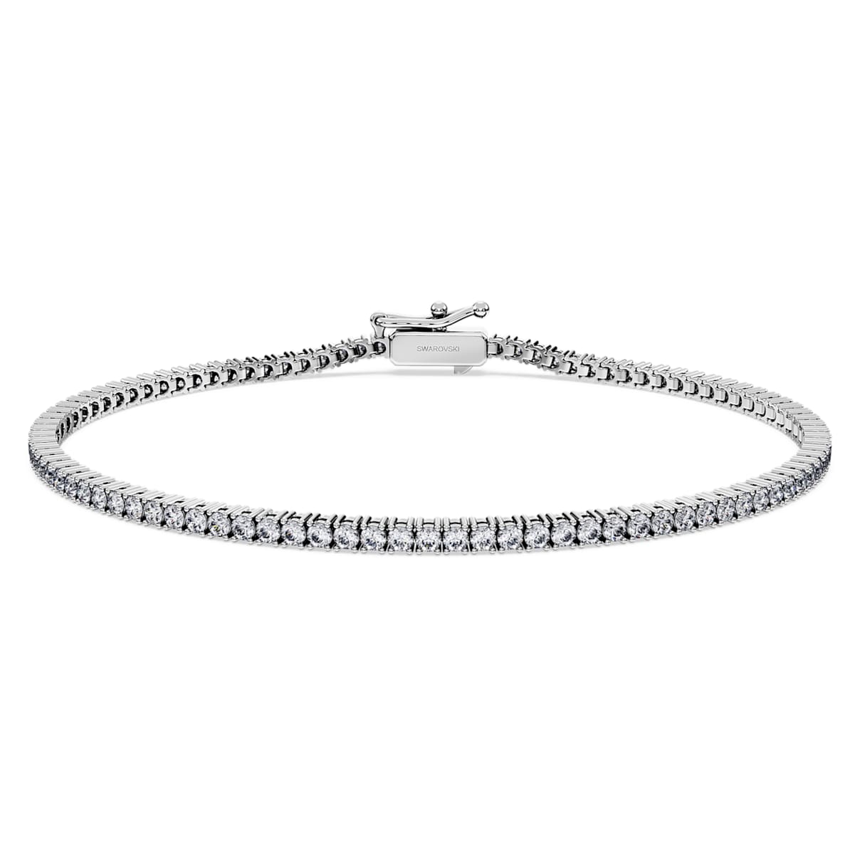 Eternity Tennis Armband, Im Labor gezüchteter Diamanten 1,5 ct tw, Rundschliff, 18K Weißgold