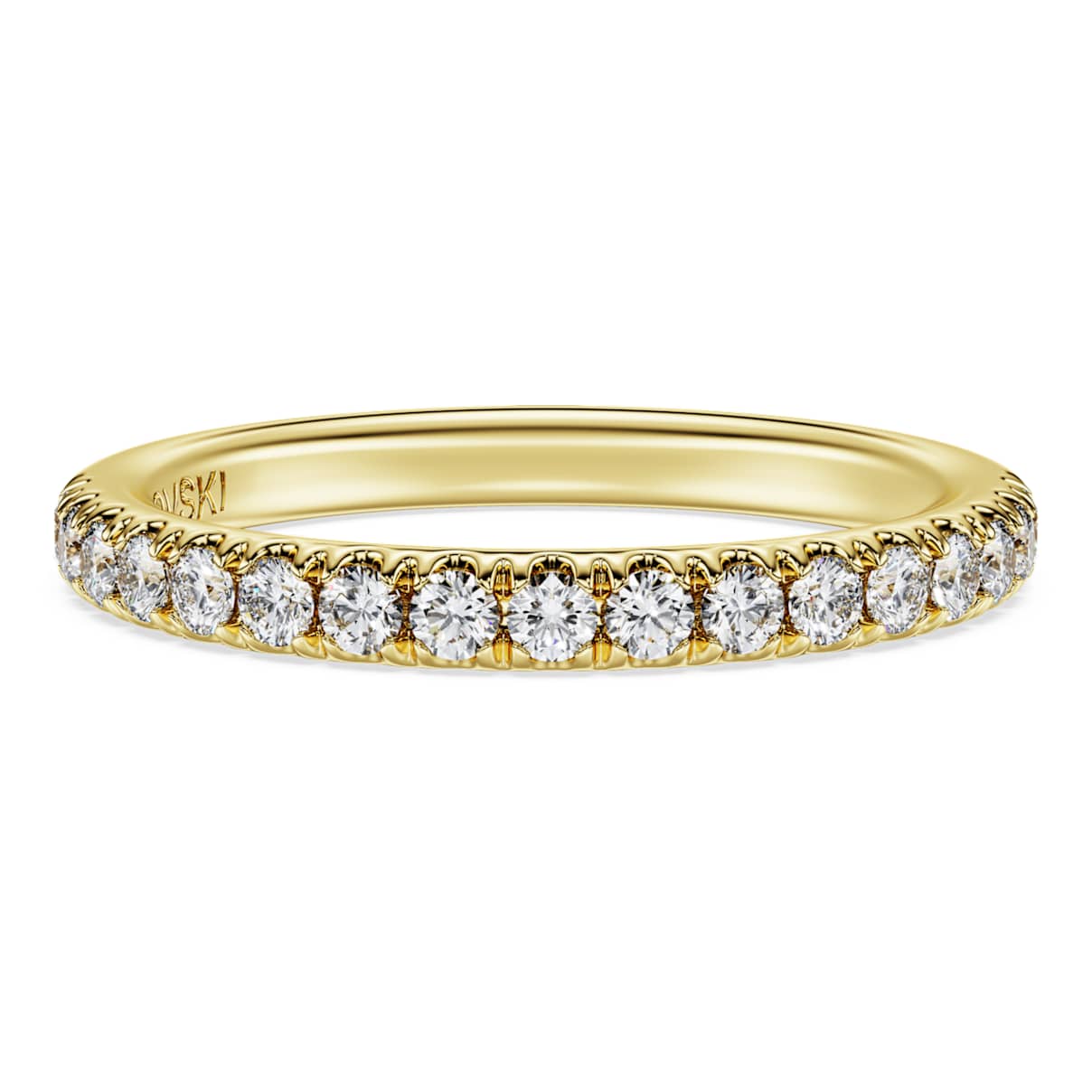 Eternity Bandring, Im Labor gezüchteter Diamanten 0,4 ct tw, Rundschliff, 18K Gelbgold
