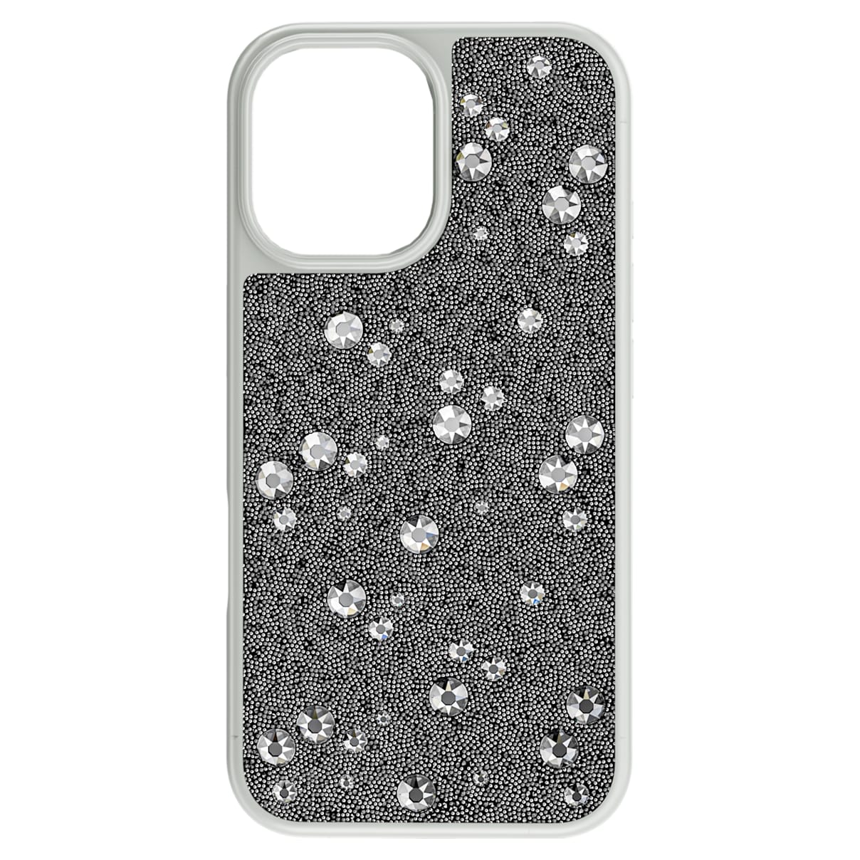 

High smartphone case, Scattered design, iPhone® 16, Silver tone