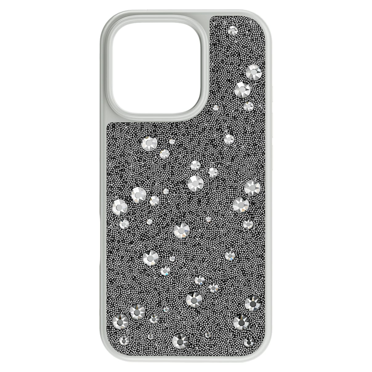 

High smartphone case, Scattered design, iPhone® 16 Pro, Silver Tone